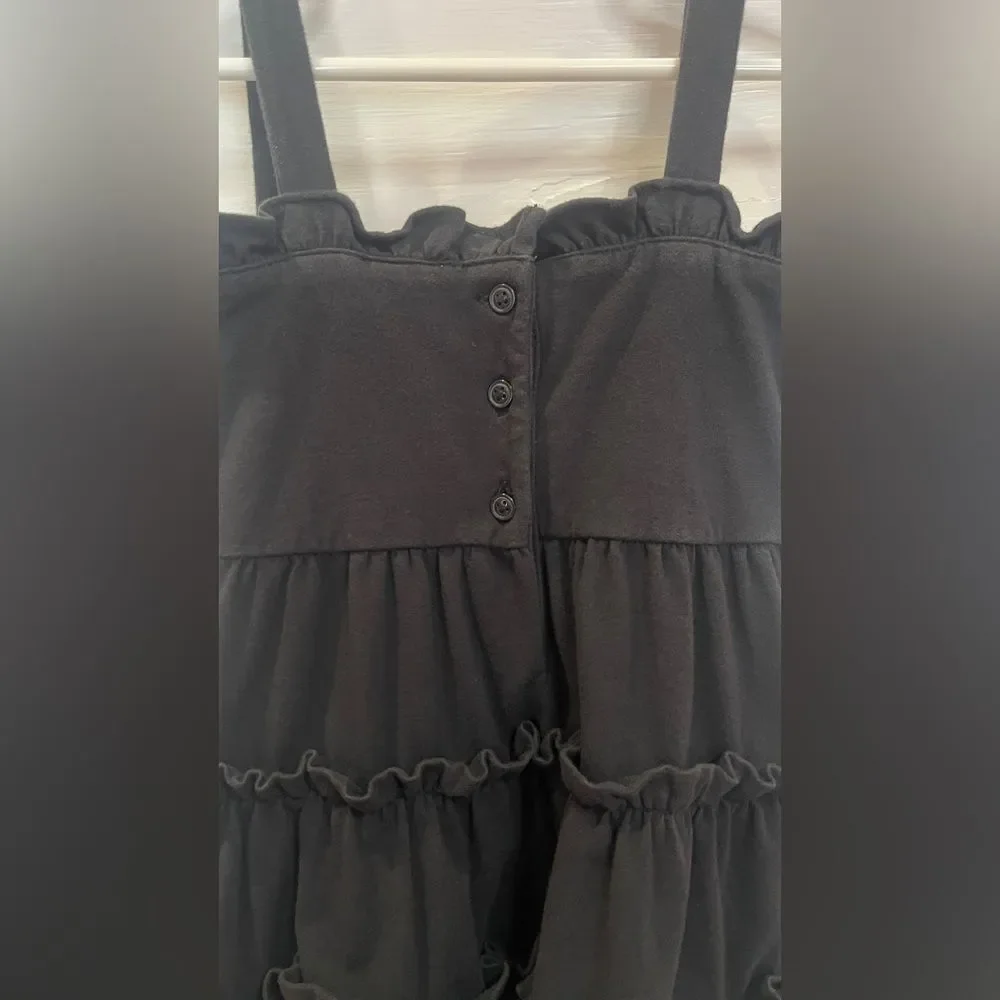 Janie & Jack Sleeveless Crochet Trim Tiered Jersey Sundress Size 18-24 M